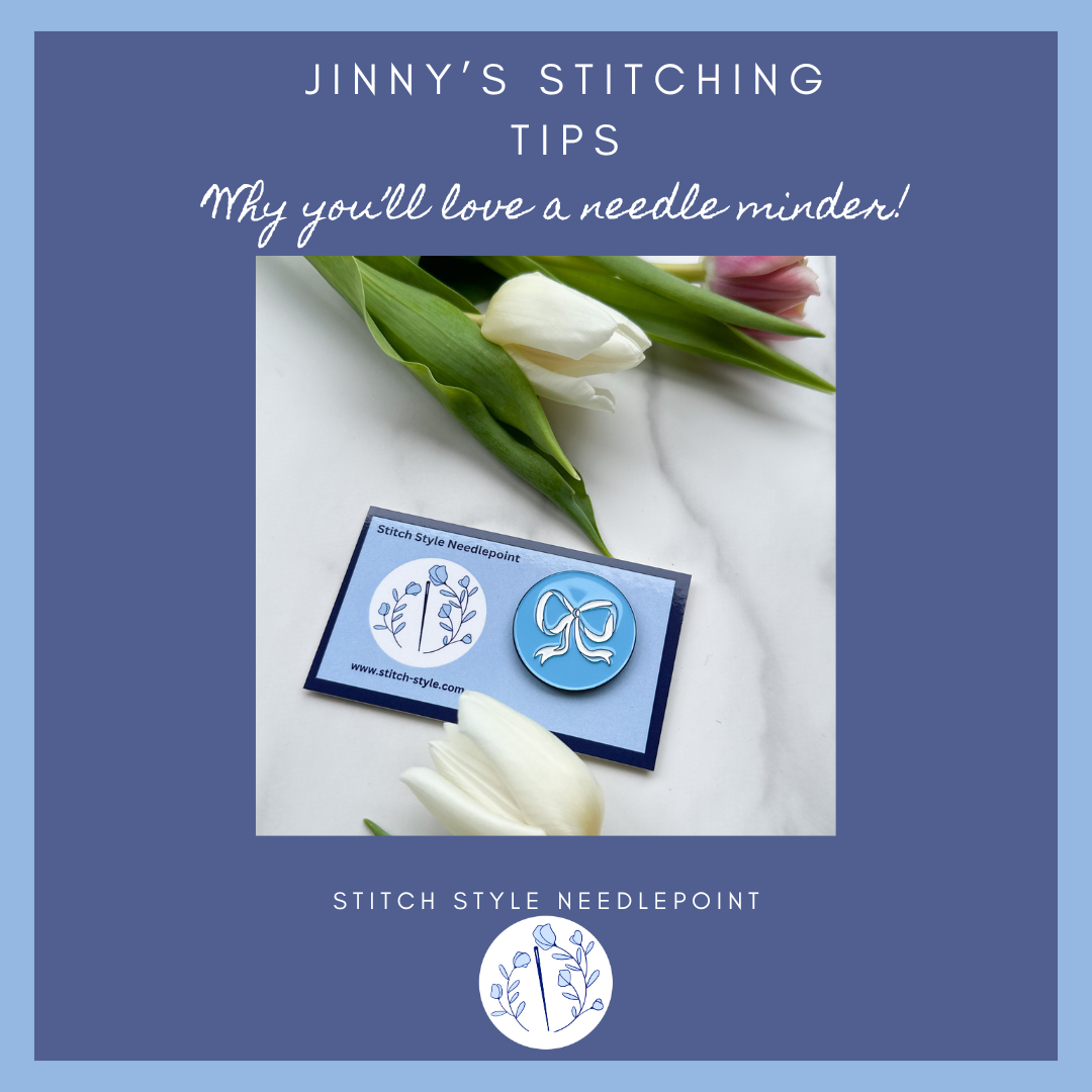 Jinny's Stitching Tips: Why you'll love stitching with a needle minder!