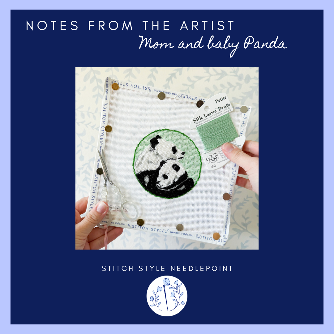 Notes from the Artist: Mom and Baby Panda