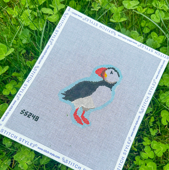 Puffin Needlepoint Canvas