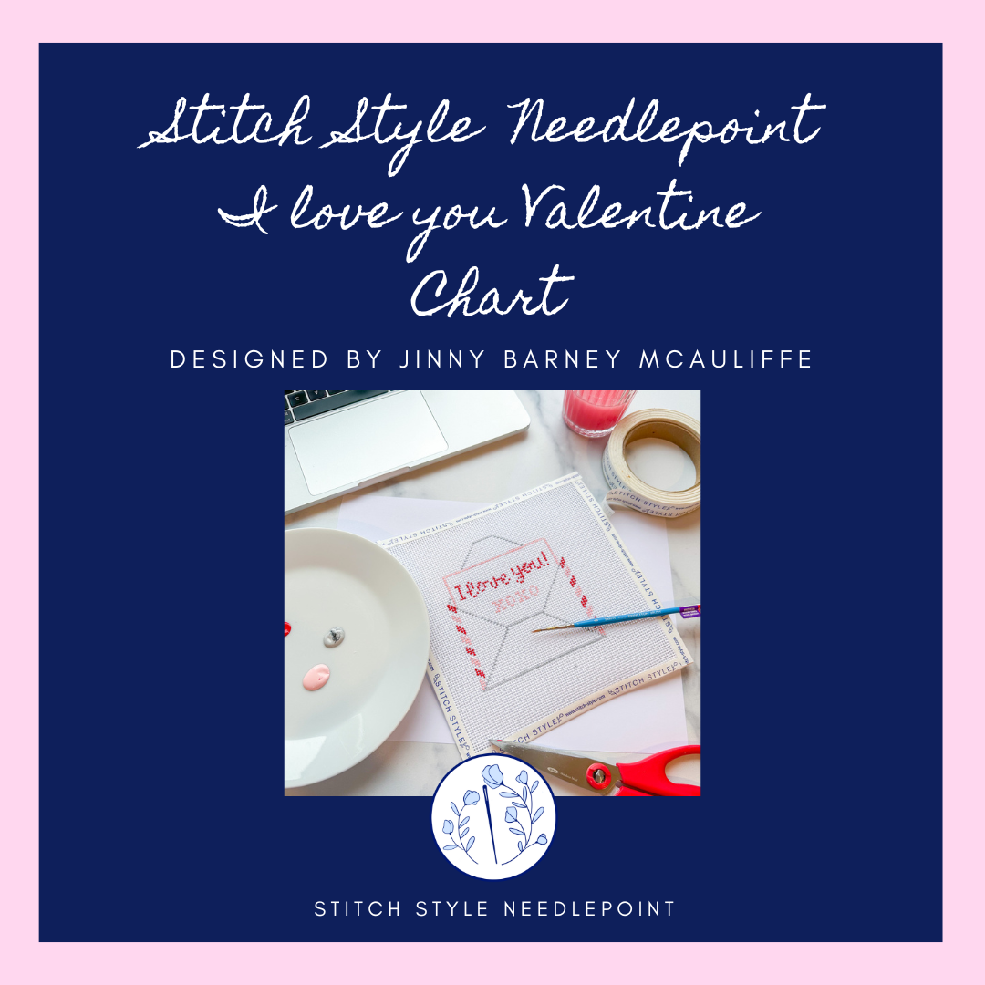 I love you Valentine Digital Needlepoint Chart