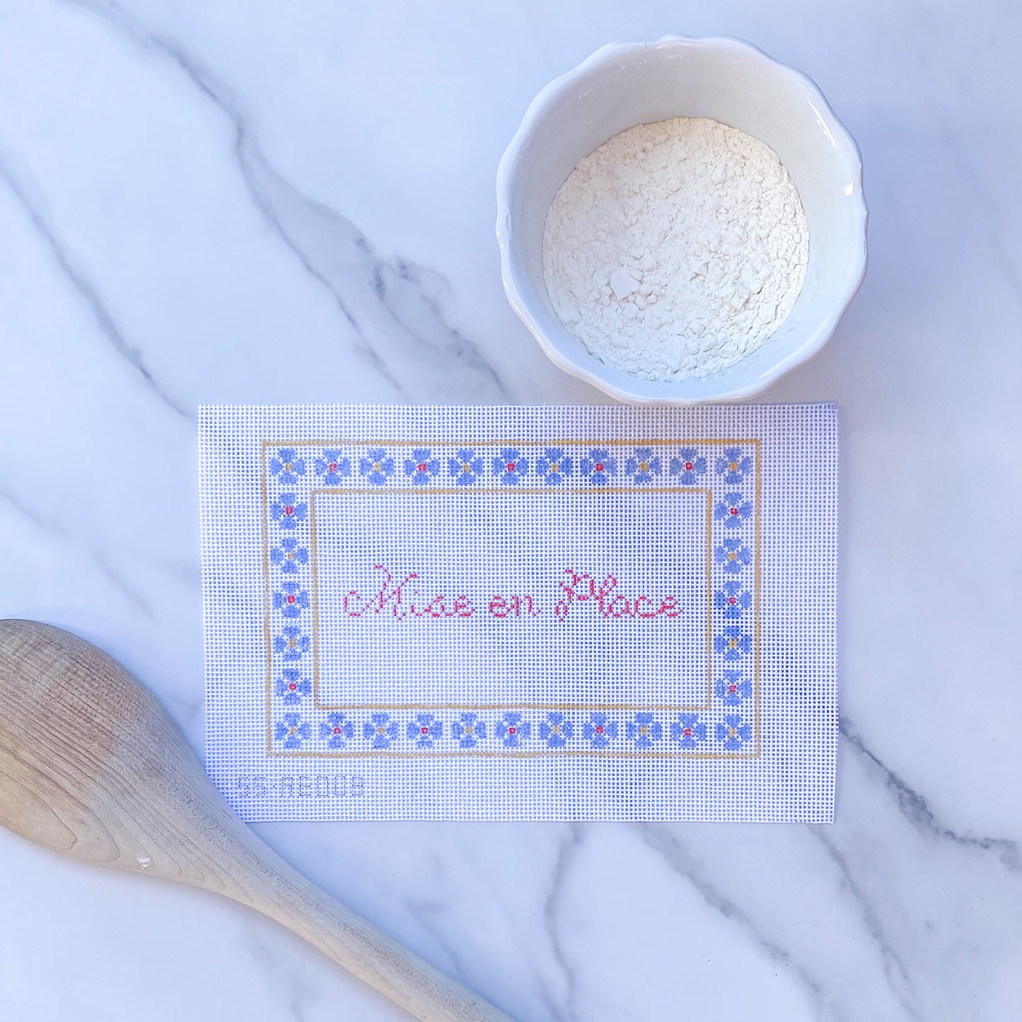 Mise en Place Needlepoint Canvas