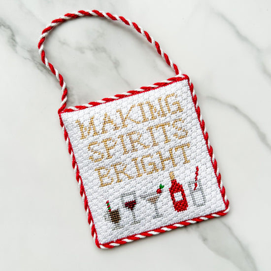 Making Spirits Bright Needlepoint Canvas