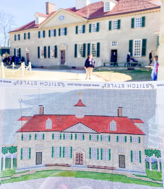 Mount Vernon Needlepoint Canvas